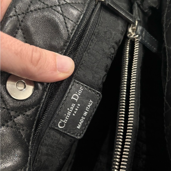 Dior Vintage 2007 Black Cannage Soft East/ West Lady Dior - Picture 11 of 16